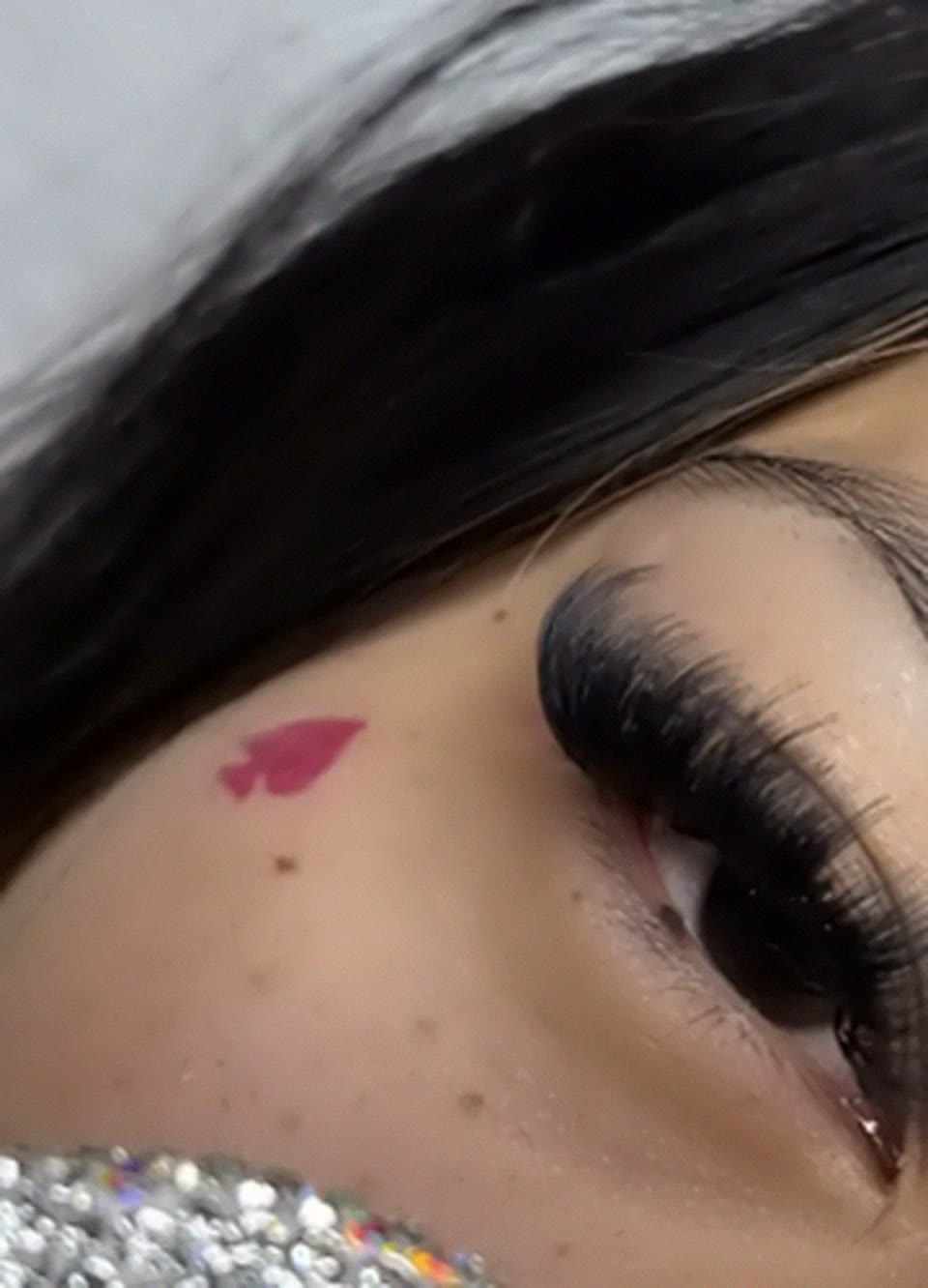 Spiky volume lash set